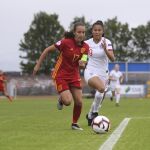 Rosa Márquez durante el partido ante Inglaterra