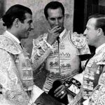 Antonio Ordóñez, Luis Miguel Dominguín y Pepe Luis Vázquez