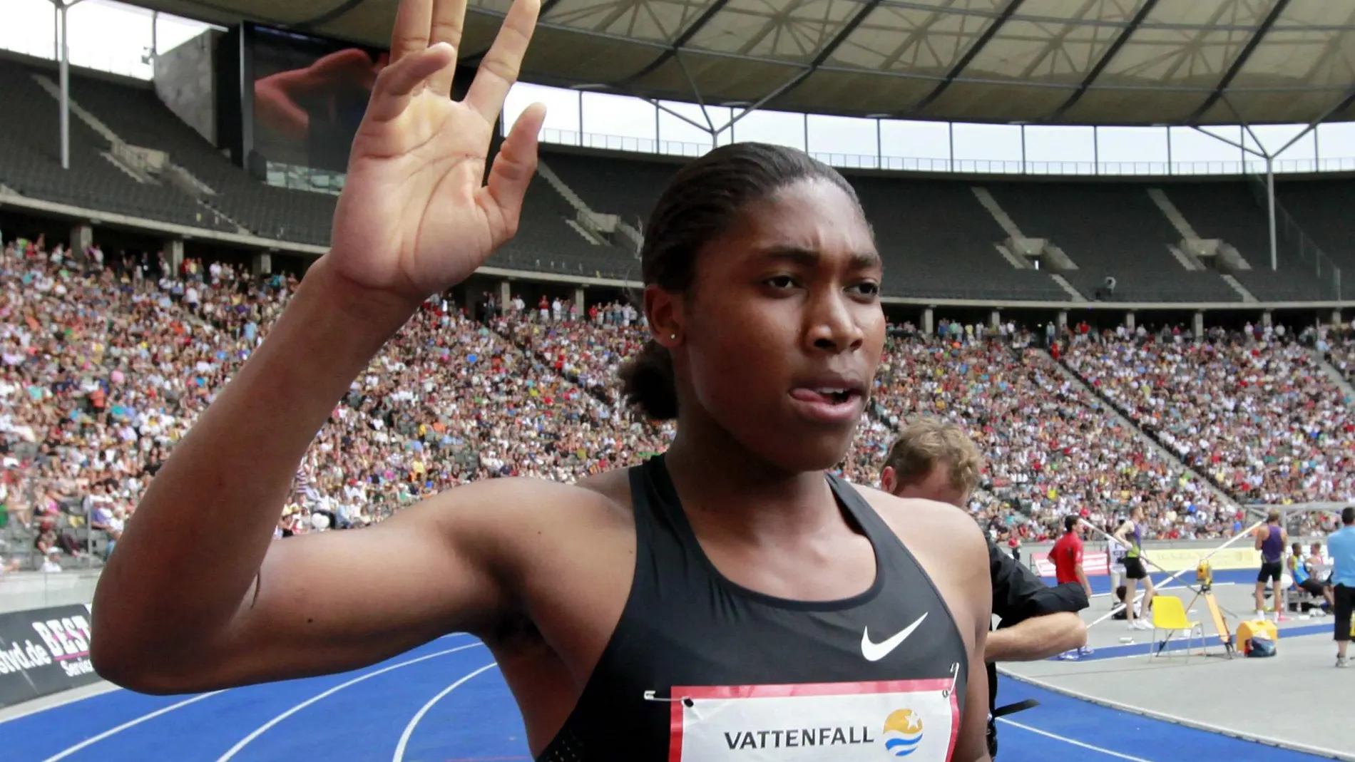 Caster Semenya, doble campeona olímpica de 800