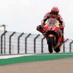 Márquez, ayer en el circuito de Motorland