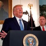Trump durante la rueda de prensa matinal en la Casa Blanca/Efe