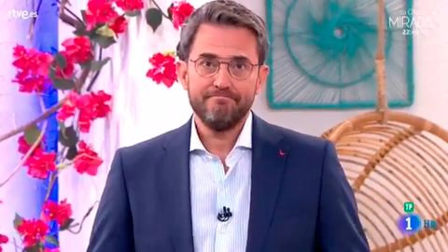 Máximo Huerta durante el programa