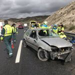 El vehículo se salío de la autovía A-3 a la altura de Perales de Tajuña