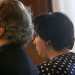 El ex presidente de Invercaria Tomás Pérez-Sauquillo junto Gracia Rodríguez, ex administradora de Aceitunas Tatis / Foto: Manuel Olmedo