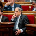 Pleno en el Parlamento de Cataluña