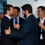 Pablo Casado y Fernando López Miras
