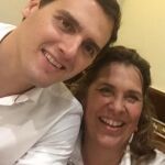 Isabel Balbín junto al líder de Ciudadanos, Albert Rivera / Foto: La Razón
