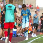 [GRAF7066. BURGO DE OSMA (SORIA), 20/07/2019.- El delantero portugués del Atlético de Madrid João][Félix se retira lesionado durante el partido amistoso del Torneo Memorial Jesús Gil que Atlético]