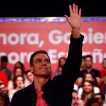 Mitin de Pedro Sánchez en Alcorcón