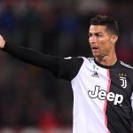 Cristiano Ronaldo, en un partido de la Juventus