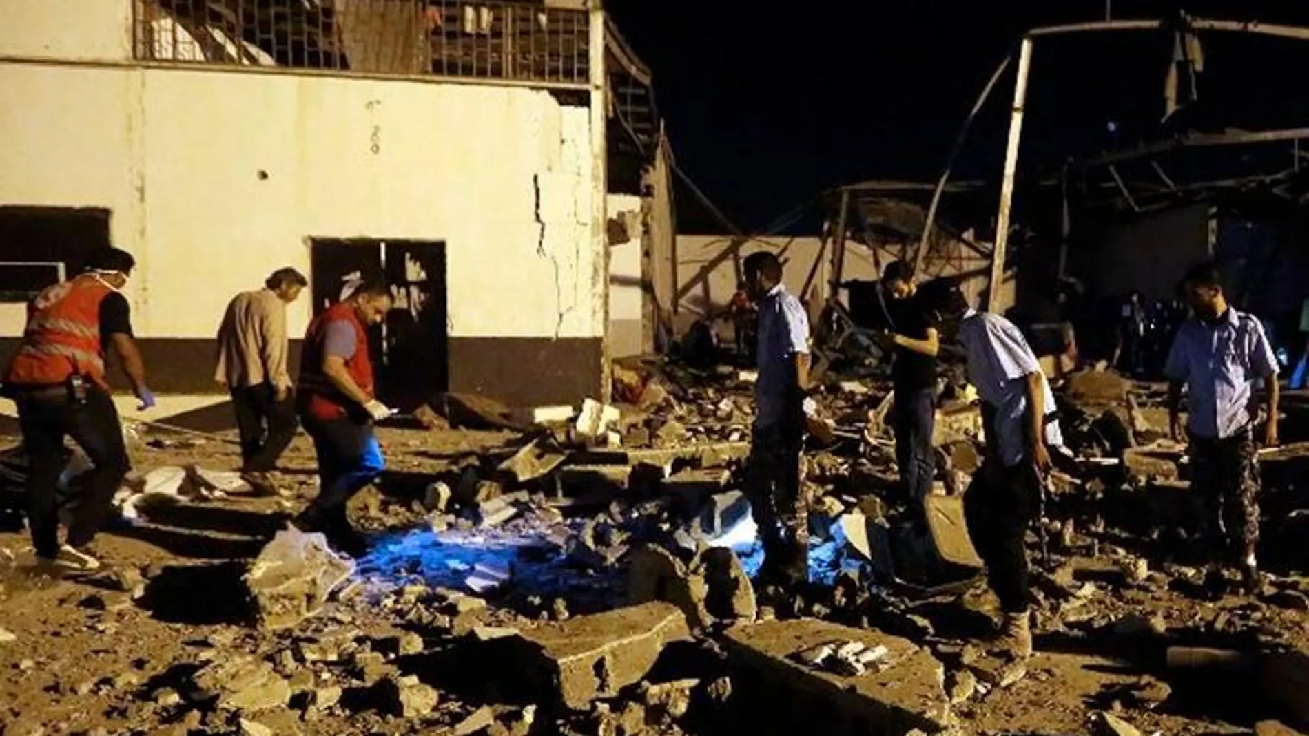 Las autoridades libias y Naciones Unidas han llevado a cabo evacuaciones en algunos centros de detención de Trípoli / Twitter