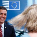 Pedro Sanchez durante la cumbre de líderes europeos en Bruselas este fin de semana.
