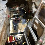 Los bomberos de la Comunidad de Madrid han primado la seguridad tanto del obrero como de los propios rescatadores