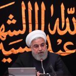 El presidente iraní, Hasan Rohani, en la reunión de su Gabinete