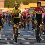 Bernal superó la meta el último día de la mano de Thomas, su compañero de equipo y ganador del Tour el año pasado
