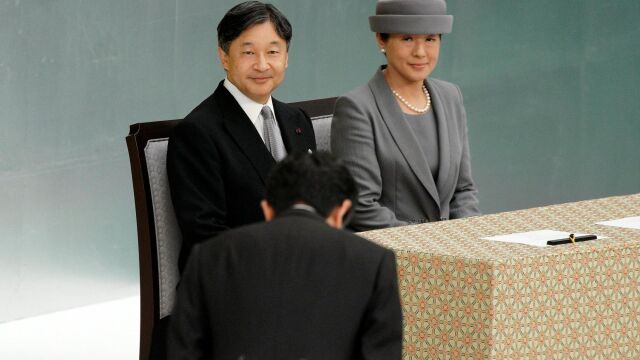 El emperador Naruhito y su mujer Masako, en una imagen de archivo/Ap