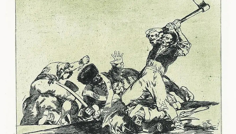 Goya realizó una serie de 82 grabados que, bajo el nombre «Los desastres de la guerra», transmiten el horror y la crueldad de la contienda