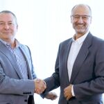 El presidente de las Cortes de Castilla y León, Luis Fuentes, recibe al presidente de Asaja Castilla y León, Donaciano Dujo, dentro de la ronda de reuniones que está manteniendo con los agentes sociales, económicos y organizaciones profesionales de la Comunidad
