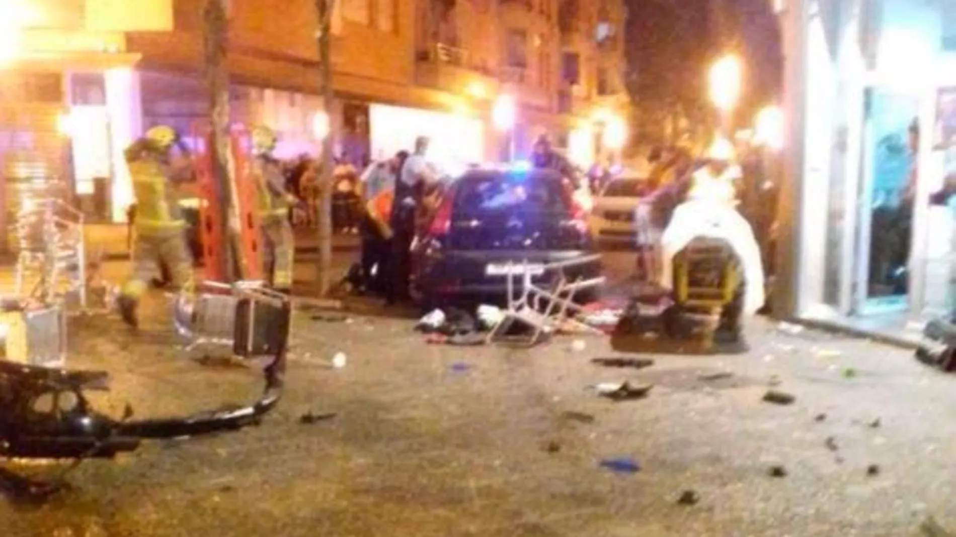 Imagen publicada en la cuenta de Twitter de Unió de Mossos per la Constitució @UMCmossos