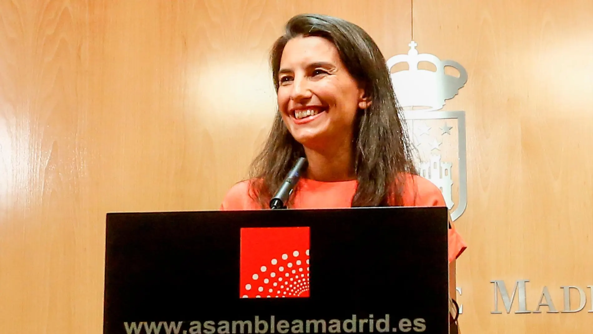 Rocío Monasterio durante una rueda de prensa