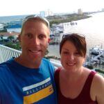 Christopher Bergan y su esposa, la hija de Richard Dennis