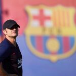 El Barcelona se exhibe ante el Betis (5-2) con Messi en la grada y Griezmann en el campo