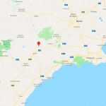 El fenómeno se ha producido en el límite entre los municipios de Aledo y Totana