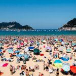 Imagen de la playa de San Sebastián