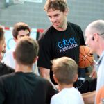 Pau Gasol, en un acto de su Fundación