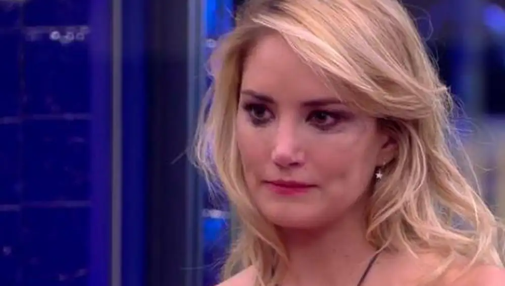 Alba Carrillo, tras uno de sus enfados en la casa
