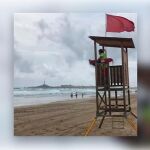 Bandera roja en cinco playas de La Manga de Cartagena y San Javier y una en Lorca