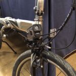 La bicicleta con el dispositivo de grabación