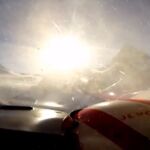 Fotograma del accidente en los Alpes italianos