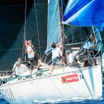 El Vertigo Dos Texia, patroneado por Jorge Martínez Doreste, se ha impuesto en tres de las cuatro regatas en la clase ORC2. Foto: María Muiña / Copa del Rey Mapfre