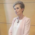 La directora en funciones del CNI, Paz Esteban, durante su presentación oficial esta semana