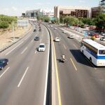 Obras en la A2 para la construcción de un carril Bus - VAO / Foto: Gonzalo B. García