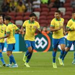 Casemiro marcó un gol con Brasil