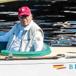 Imagen del Rey Juan Carlos a bordo del Bribón. La vela es la gran pasión del padre de Felipe VI.