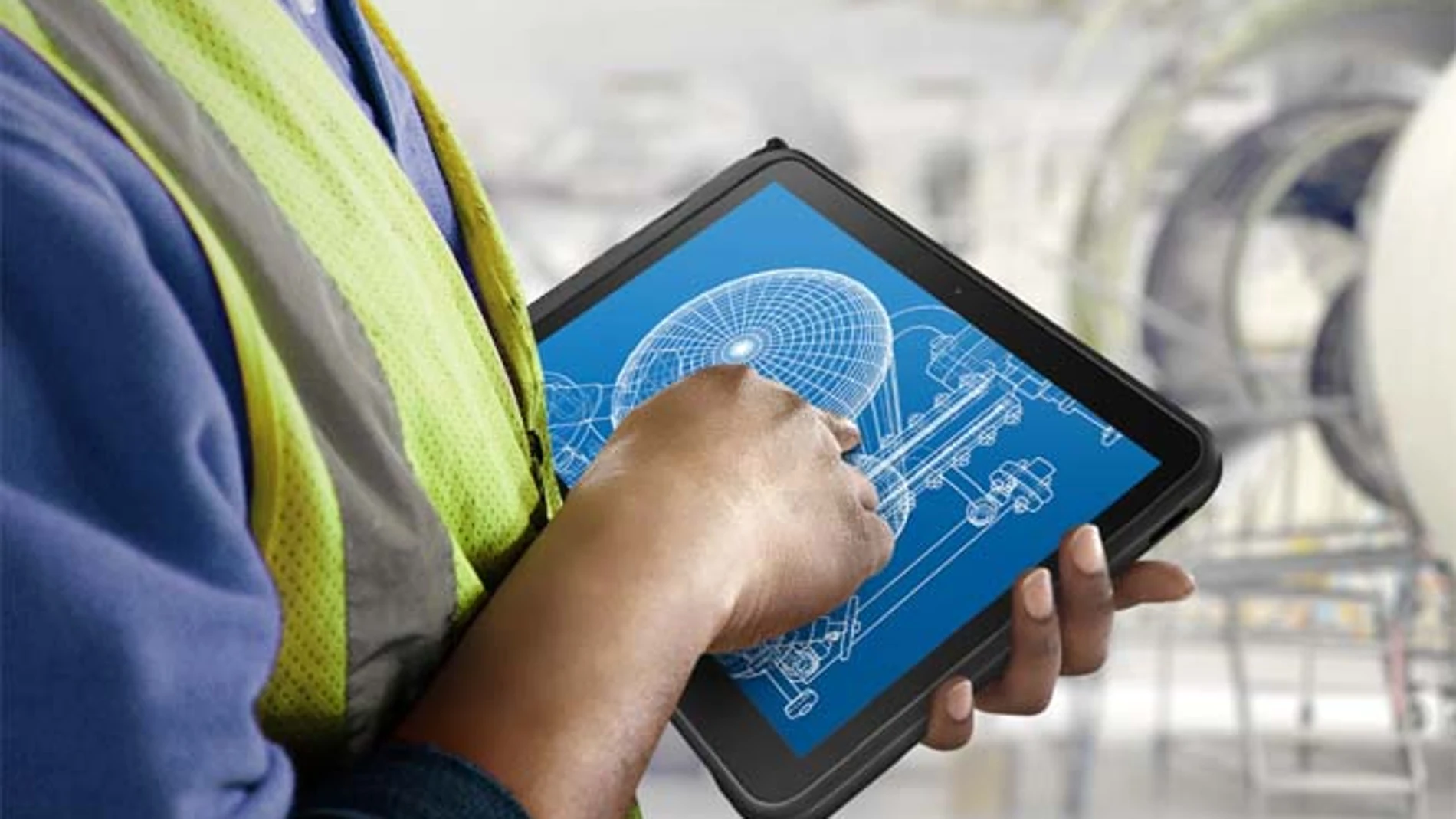La tablet Samsung Galaxy Tab Active Pro está pensada para uso profesional, incluso en entornos de trabajo con altas temperaturas y un alto grado de humedad.