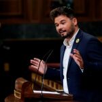 Gabriel Rufián ha dedicado sus primeras palabras en para recordar a Joan Tardà