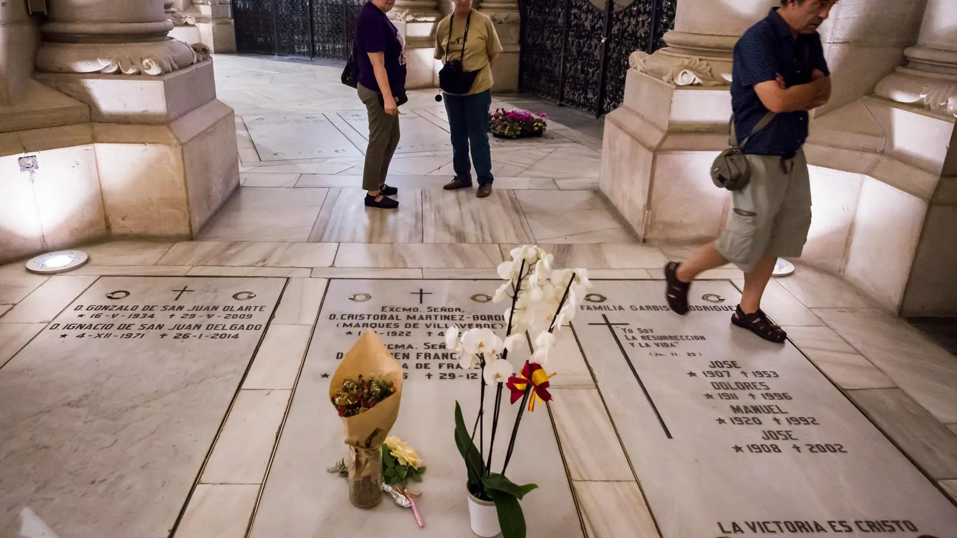 Cripta en la que están los restos mortales de Carmen Franco Polo en la cripta que la familia Martínez-Bordiu