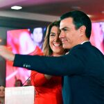 Pedro Sánchez y Susana Díaz, en un mitin/ Foto: Efe