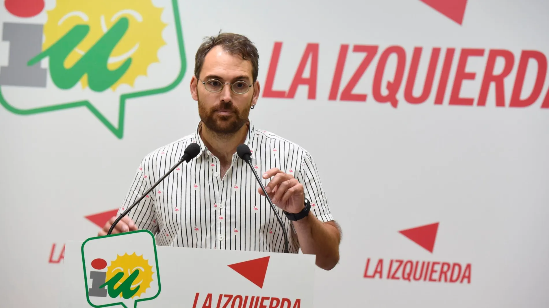 El coordinador regional de IU, Toni Valero / Foto: Ke-Imagen