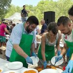 El alcalde de Ávila, Jesús Manuel Sánchez Cabrera, durante la celebración