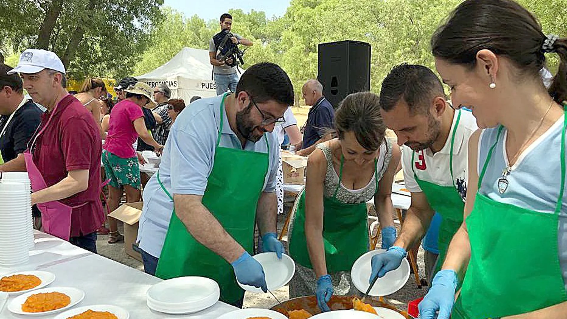 El alcalde de Ávila, Jesús Manuel Sánchez Cabrera, durante la celebración