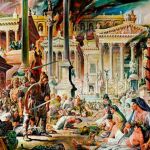 El saqueo de Roma por Alarico