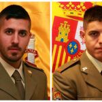 Los soldados Jiménez y Carmona pertenecientes a la División “San Marcial”