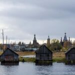 Vista de una aldea de Nyonoksa, al noroeste de Rusia, donde se produjo la explosión nuclear/AP
