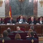 El Tribunal Supremo durante la 52ª y última jornada del juicio del “procés”