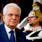 El presidente de la República, Sergio Mattarella, en el Palacio del Quirinal